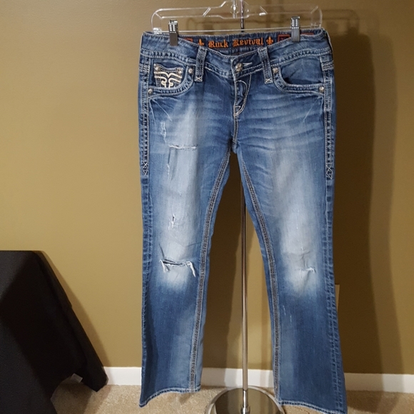 Rock Revival Denim - Rock Revival Mandy Distressed Jeans